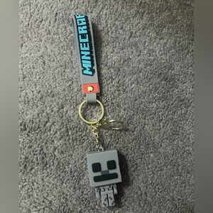 Minecraft Keychain with Creeper Face